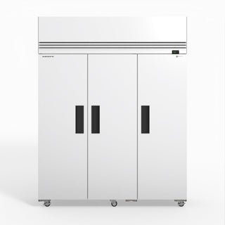 Skope SKFT1500NS-A 3 Solid Door Upright Display or Storage Freezer - White