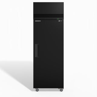 Skope SKFT650NS-A 1 Solid Door Upright Display or Storage Freezer - Black