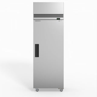 Skope SKFT650NS-A 1 Solid Door Upright Display or Storage Freezer - Stainless Steel