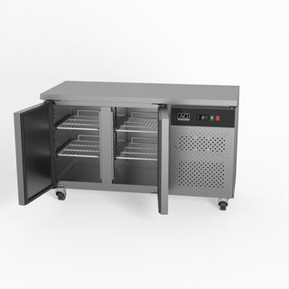 AG Two Door Commercial Worktop / Under Bench Freezer 600mm Depth- AG Equipment AG-SLX2100BT