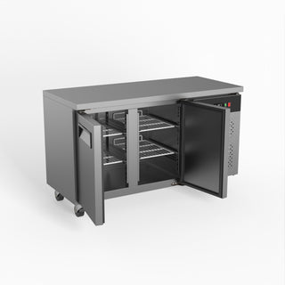 AG Two Door Commercial Worktop / Under Bench Freezer 600mm Depth- AG Equipment AG-SLX2100BT