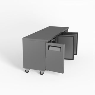 AG Three Door Commercial Worktop / Under Bench Freezer 600mm Depth- AG Equipment AG-SLX3100BT