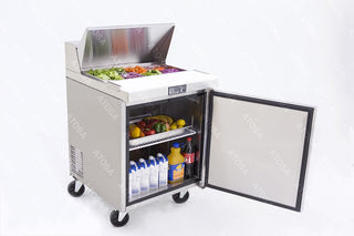 Atosa Single Door Sandwich Prep Table Refrigerator MSF8301