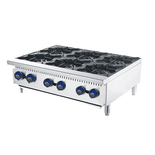 Cookrite 6 Burner Cook Tops NG ATHP-36-6-NG