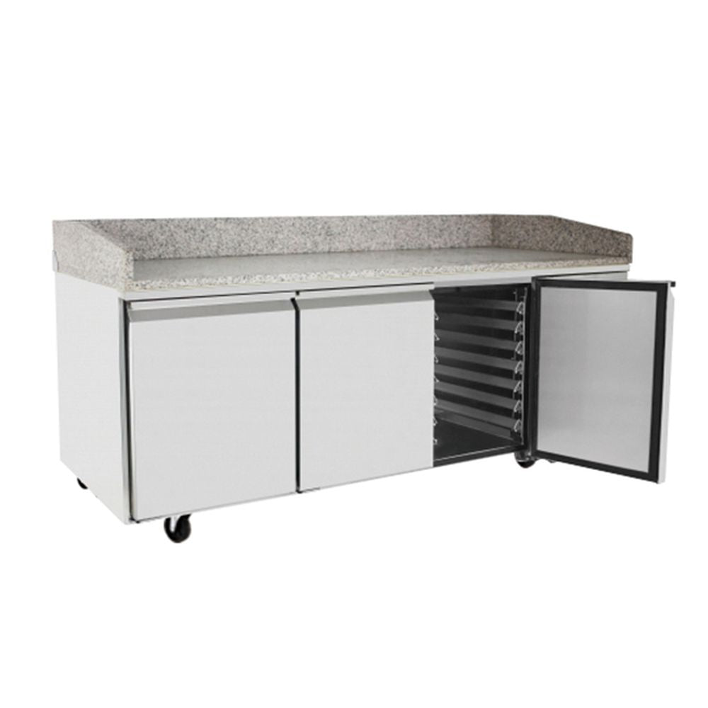 Atosa 3 Door Refrigerated Pizza Table