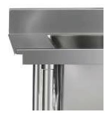 Mixrite Stainless Steel Dishwasher Single Inlet Left Sink - 600mmD WSS16120L
