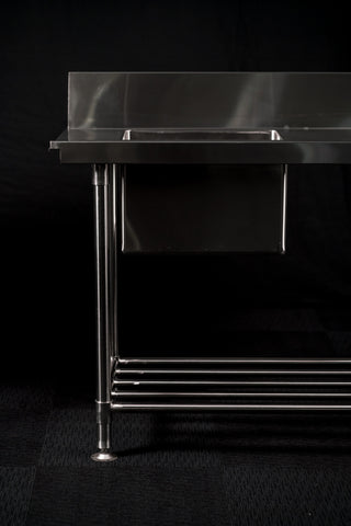 Mixrite Stainless Steel Dishwasher Single Inlet Right Sink - 700mmD WSS17120R