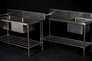 Mixrite Stainless Steel Dishwasher Single Inlet Left Sink - 600mmD WSS16120L