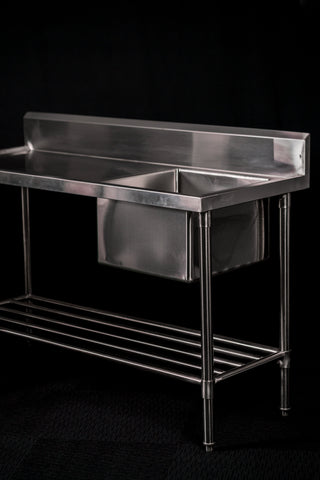 Mixrite Stainless Steel Dishwasher Single Inlet Right Sink - 600mmD WSS16120R