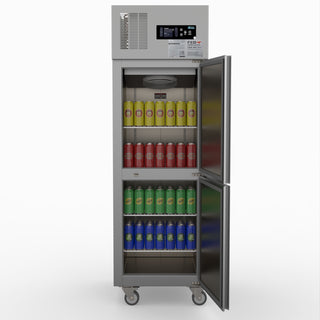 Tropical 2 X ½ Door Ss Fridge - Thermaster SUC500