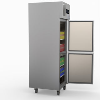 Tropical 2 X ½ Door Ss Fridge - Thermaster SUC500