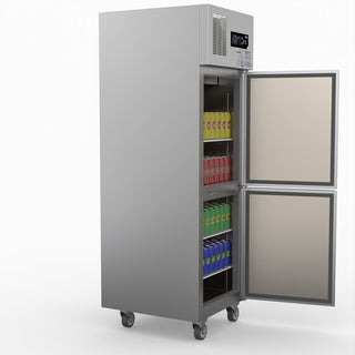 Tropical 2 X ½ Door Ss Fridge - Thermaster SUC500