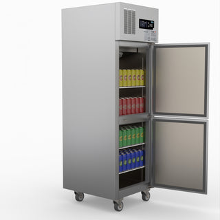 Tropical 2 X ½ Door Ss Fridge - Thermaster SUC500