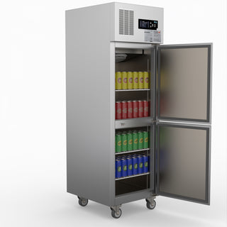 Tropical 2 X ½ Door Ss Fridge - Thermaster SUC500