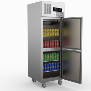 Tropical 2 X ½ Door Ss Fridge - Thermaster SUC500