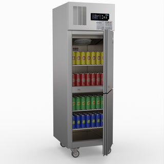 Tropical 2 X ½ Door Ss Fridge - Thermaster SUC500