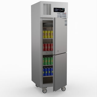 Tropical 2 X ½ Door Ss Fridge - Thermaster SUC500