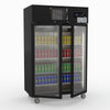 Thermaster Double Door Upright Display Fridge (black) SUCG1000B