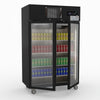 Thermaster Double Door Upright Display Fridge (black) SUCG1000B