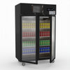 Thermaster Double Door Upright Display Fridge (black) SUCG1000B