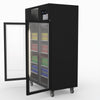 Thermaster Double Door Upright Display Fridge (black) SUCG1000B