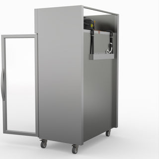 Double Door Upright Display Fridge - Thermaster SUCG1000