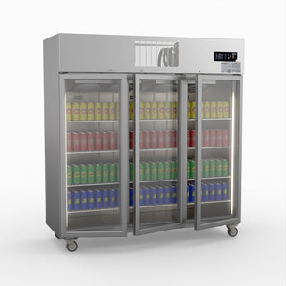 Three Door Upright Display Fridge - Thermaster SUCG1500