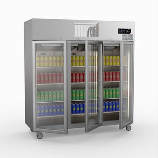 Three Door Upright Display Fridge - Thermaster SUCG1500