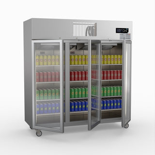 Three Door Upright Display Fridge - Thermaster SUCG1500