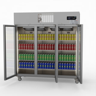 Three Door Upright Display Fridge - Thermaster SUCG1500