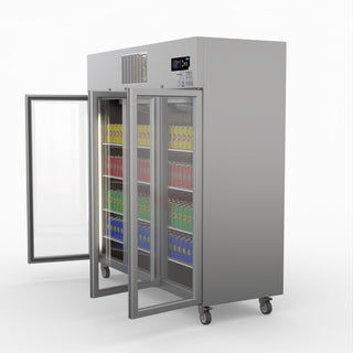 Three Door Upright Display Fridge - Thermaster SUCG1500