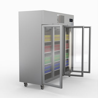 Three Door Upright Display Fridge - Thermaster SUCG1500