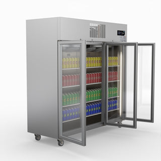 Three Door Upright Display Fridge - Thermaster SUCG1500