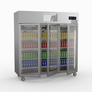 Three Door Upright Display Fridge - Thermaster SUCG1500