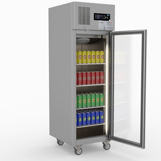 Single Door Upright Display Fridge - Thermaster SUCG500