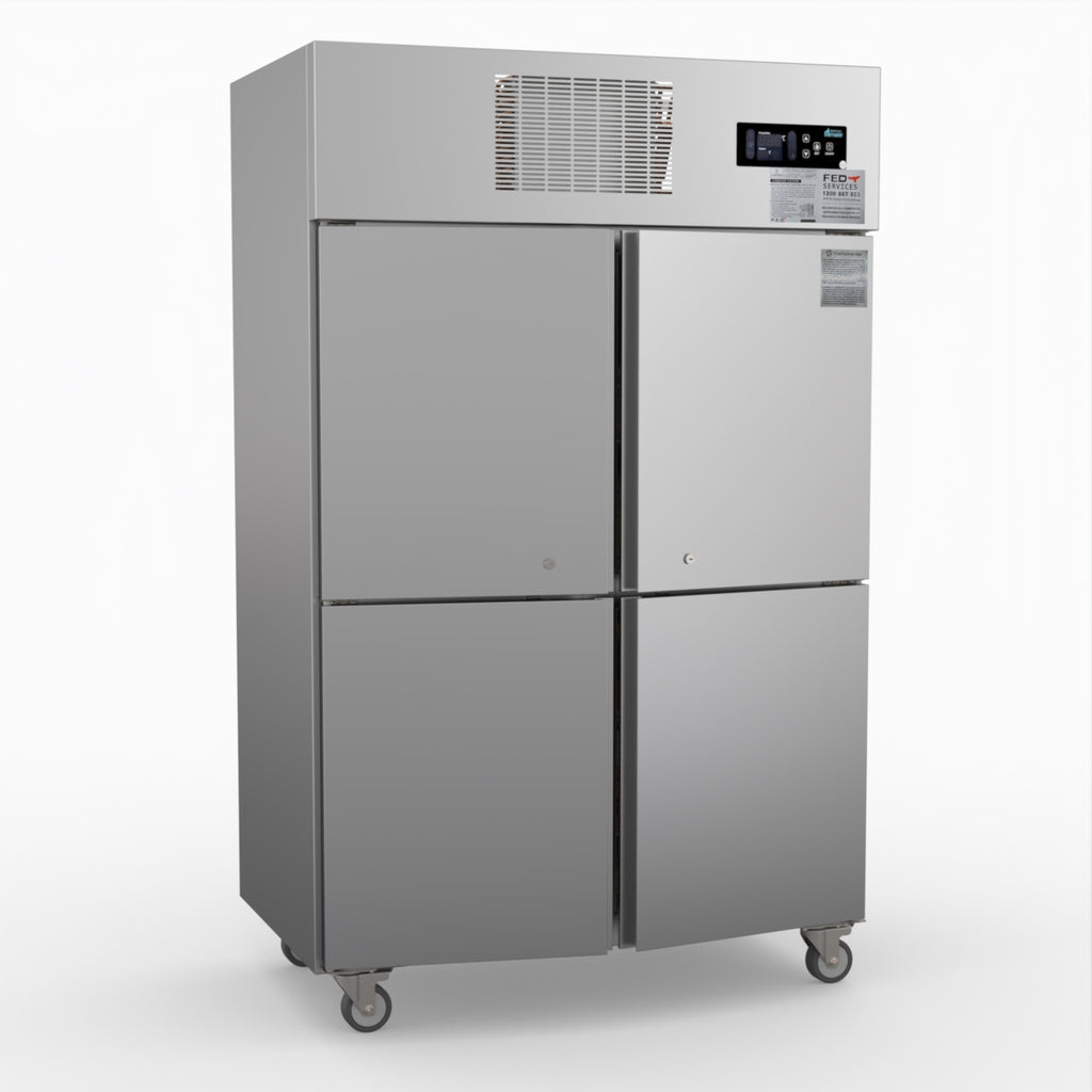 Thermaster Tropical 4 X Half Door Ss Freezer SUF1000