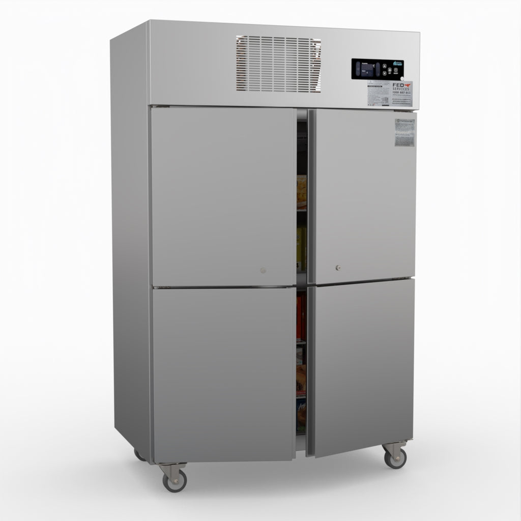 Thermaster Tropical 4 X Half Door Ss Freezer SUF1000