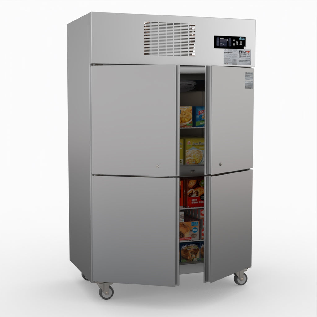Thermaster Tropical 4 X Half Door Ss Freezer SUF1000
