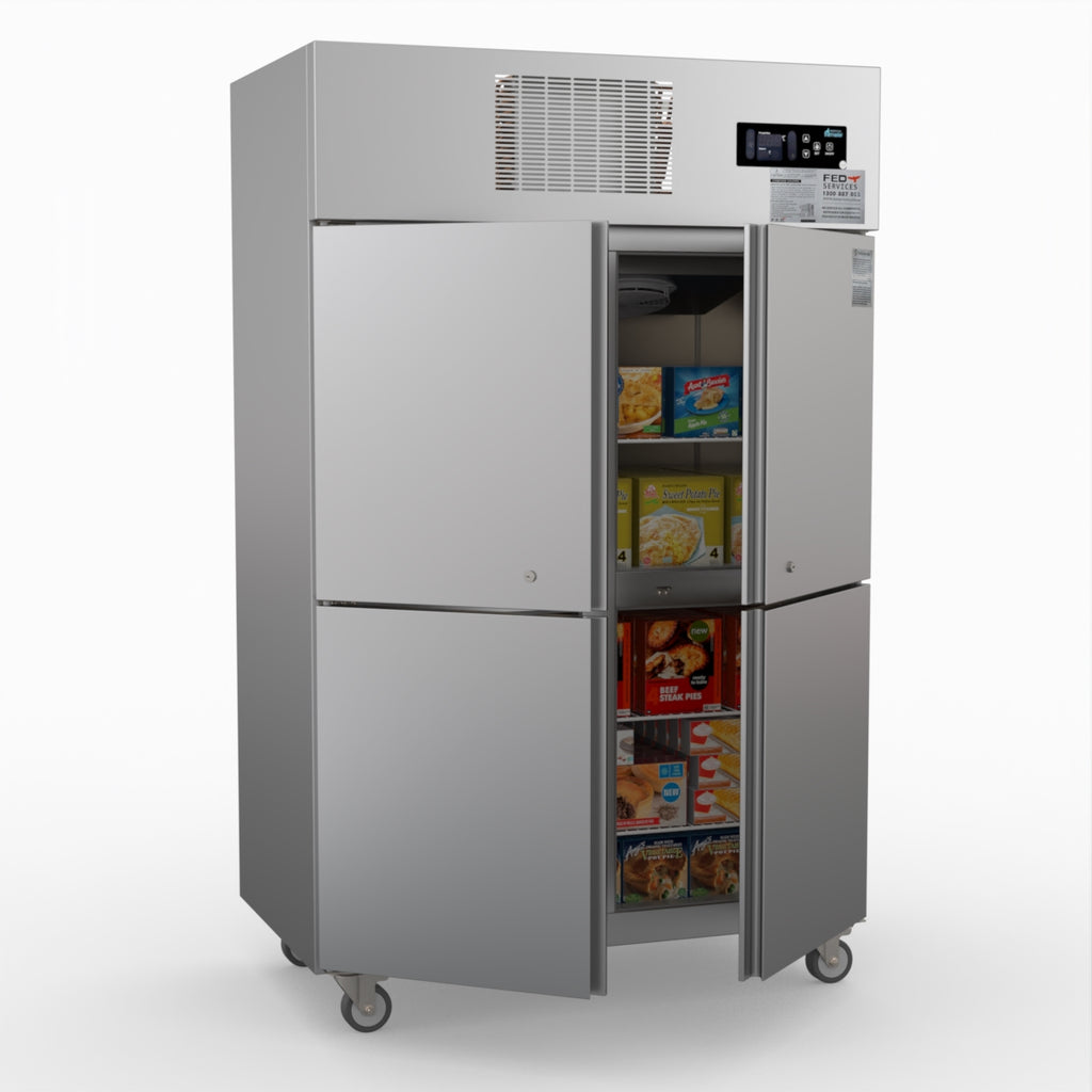 Thermaster Tropical 4 X Half Door Ss Freezer SUF1000