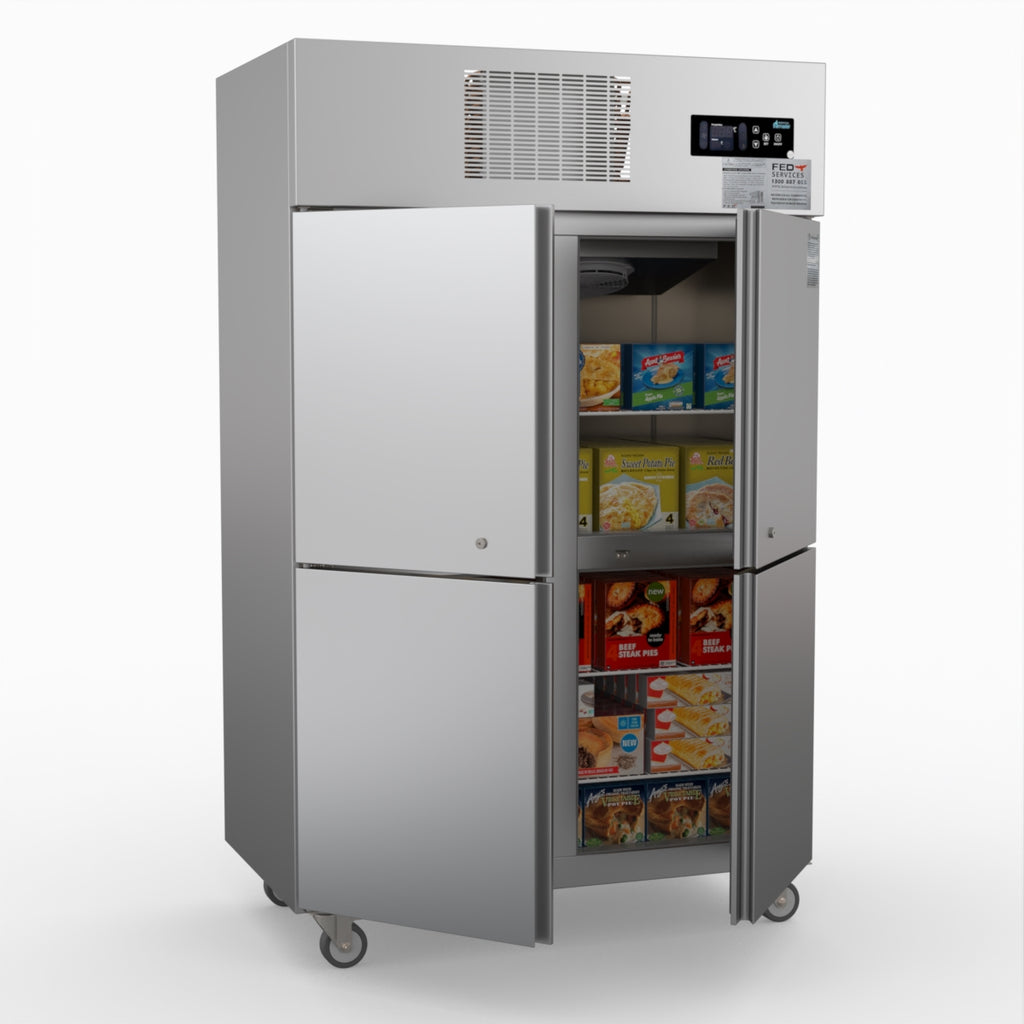 Thermaster Tropical 4 X Half Door Ss Freezer SUF1000