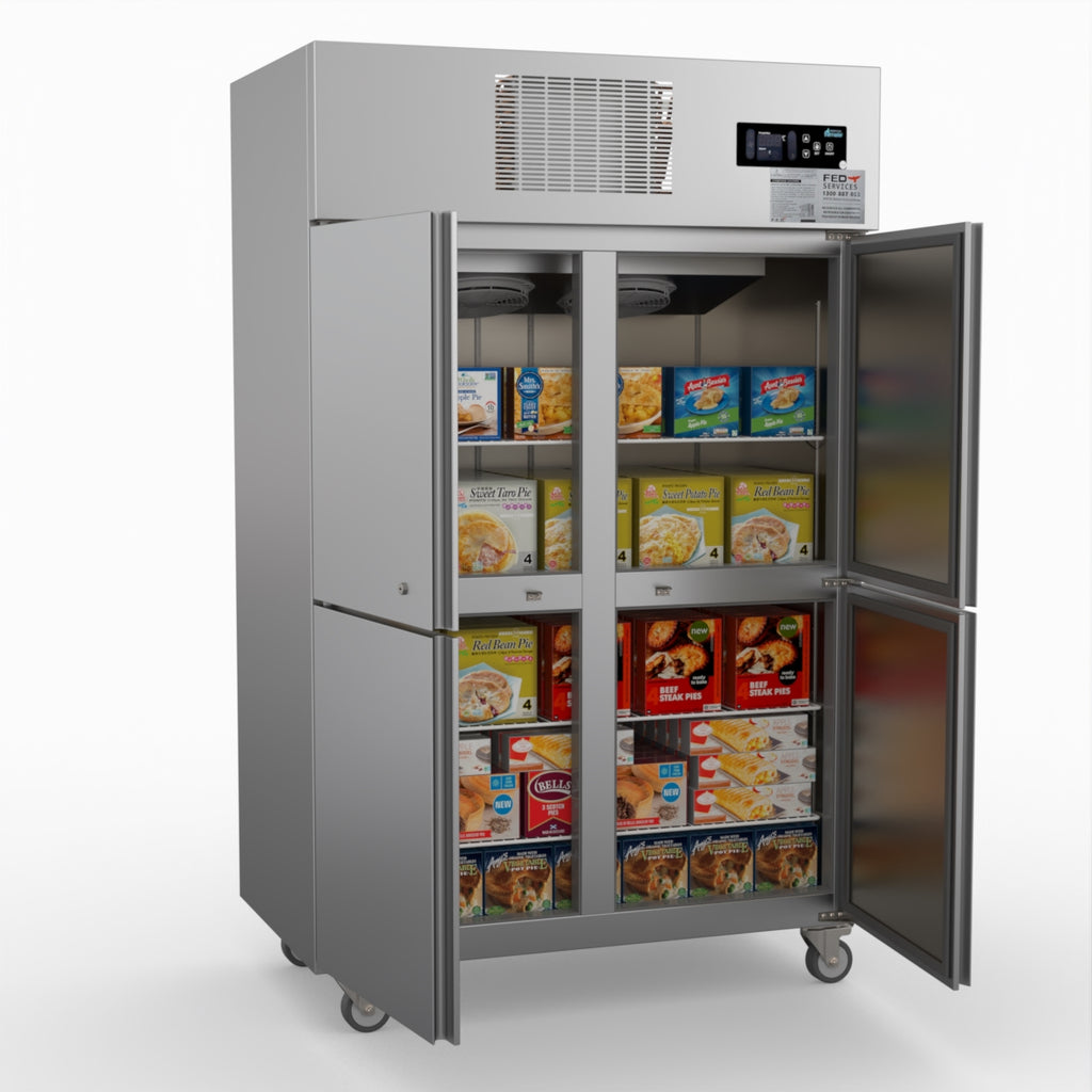 Thermaster Tropical 4 X Half Door Ss Freezer SUF1000
