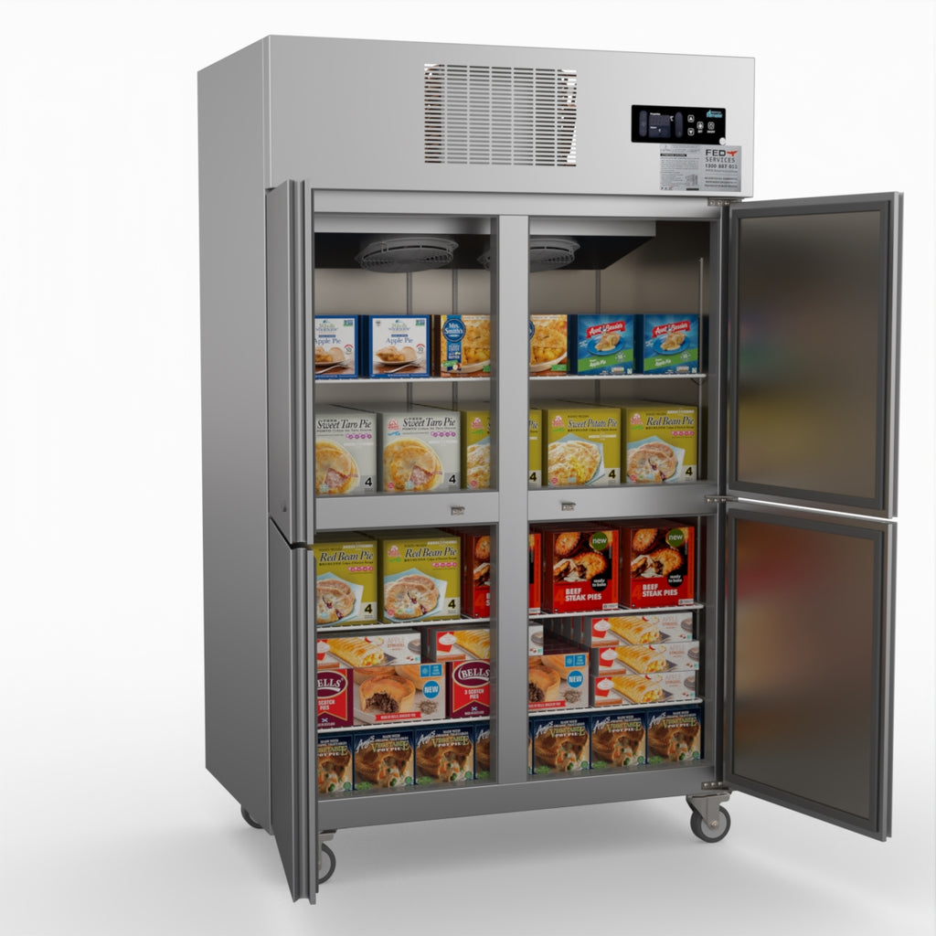 Thermaster Tropical 4 X Half Door Ss Freezer SUF1000