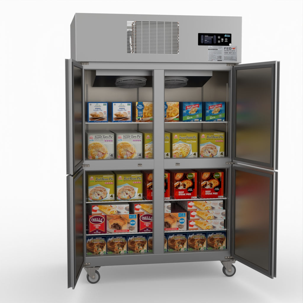 Thermaster Tropical 4 X Half Door Ss Freezer SUF1000