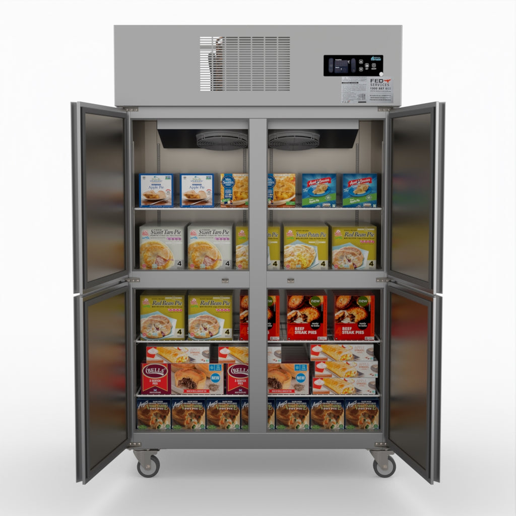 Thermaster Tropical 4 X Half Door Ss Freezer SUF1000