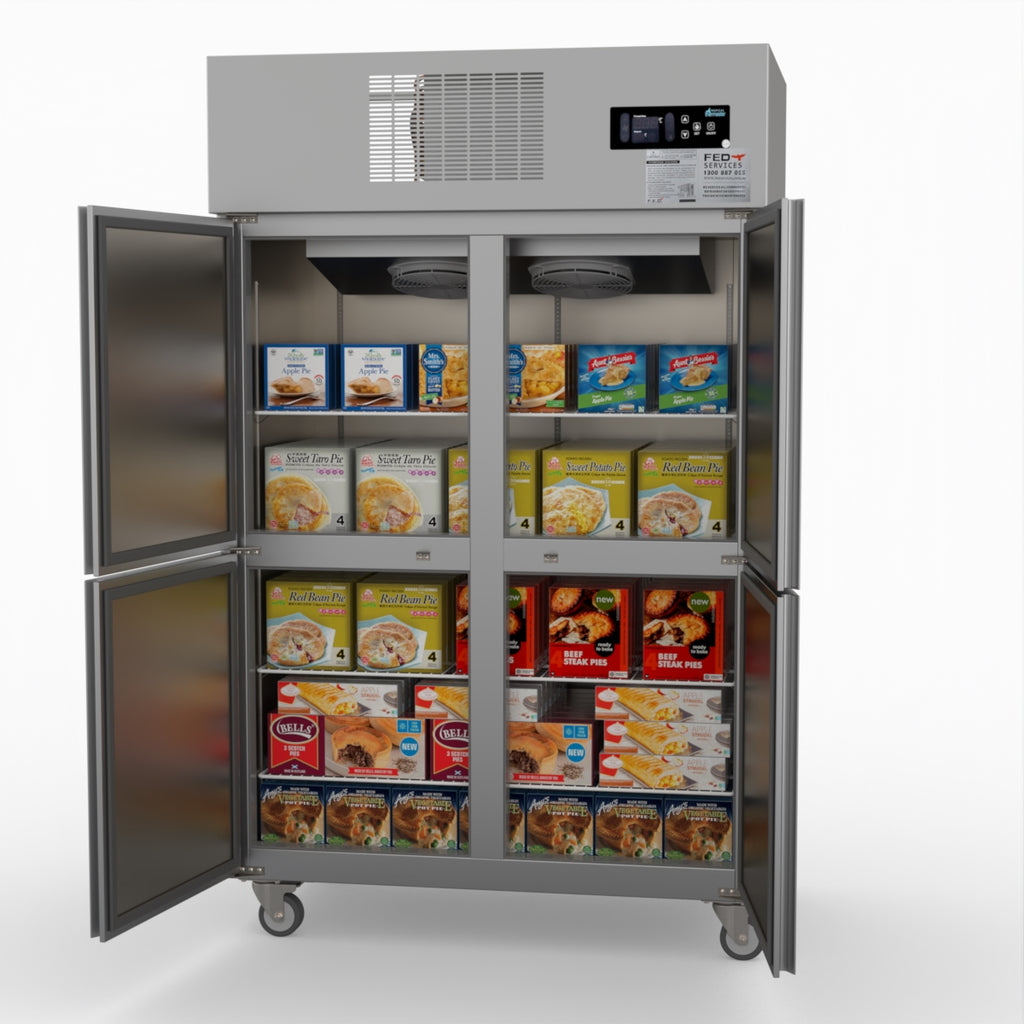 Thermaster Tropical 4 X Half Door Ss Freezer SUF1000