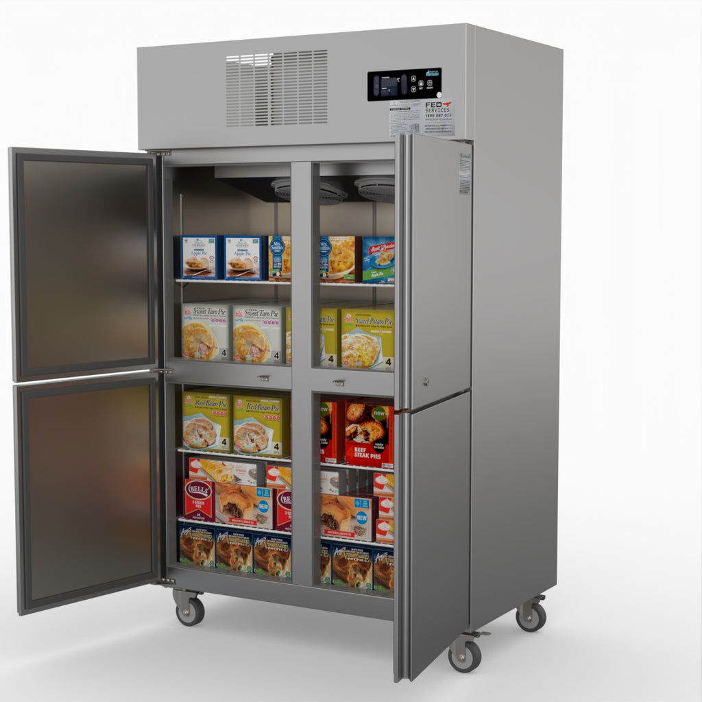 Thermaster Tropical 4 X Half Door Ss Freezer SUF1000