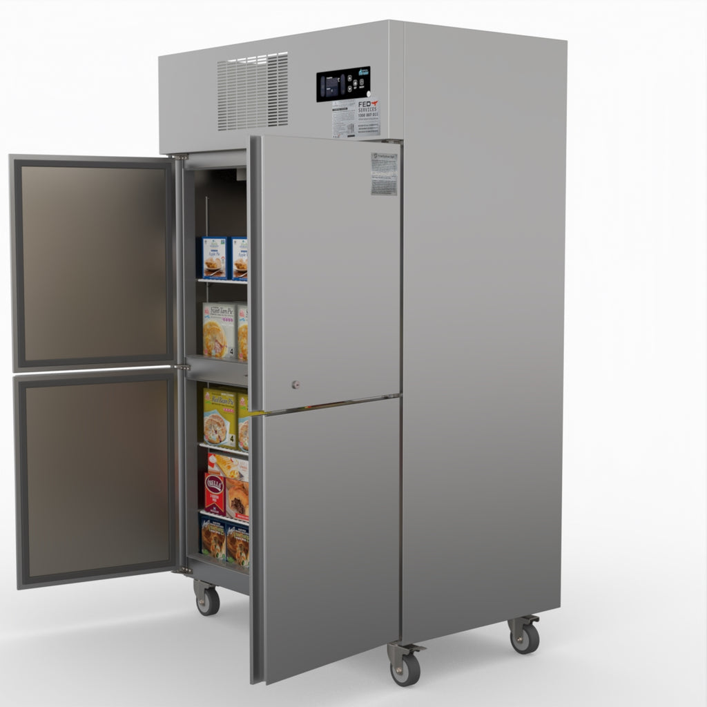 Thermaster Tropical 4 X Half Door Ss Freezer SUF1000