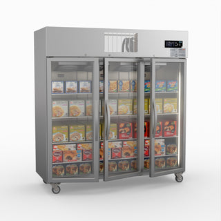 Three Door Upright Display Freezer - Thermaster SUFG1500