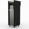 Single Glass Door Upright Freezer Black Stainless Steel - Thermaster SUFG500B