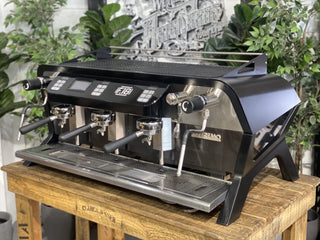 San Remo F18 - 3 Group Commercial Espresso Machine - Black - Brand New